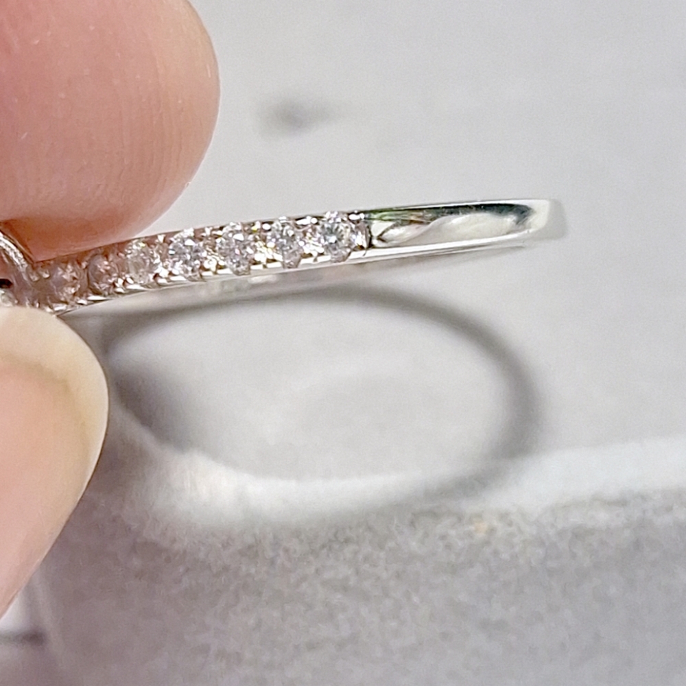 SALE-12 HOURS ONLY! 2 CARAT CERTIFIED MOISSANITE  RING size 7.5 FLAWLESS - Picture 11 of 14